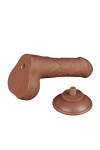 Dildos / Love Toy Sliding Skin 7 Dildo Brown