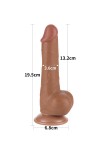 Dildos / Love Toy Sliding Skin 7,5 Dildo Brown