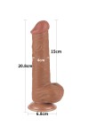 Dildók / Love Toy Sliding Skin 8 dildó barna