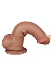 Dildos / Love Toy Sliding Skin Dildo 20.8 cm Brown
