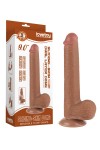 Dildos / Love Toy Sliding Skin Dildo 22 cm Brown