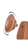 Dildos / Love Toy Sliding Skin Dildo 22 cm Brown