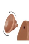 Dildos / Love Toy Sliding Skin Dildo 24 cm Brown