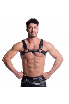 Harnesses / 665 Vegan Bulldog Harness All Black