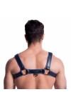 Harnesses / 665 Vegan Bulldog Harness Black Blue