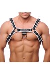 Harnessek / The Red Prémium színes bőr harness fekete fehér