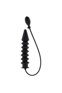 Inflatable Toys / Hidden Desire Expert Ribbed Inflatable Dildo 28 x 6 cm Black