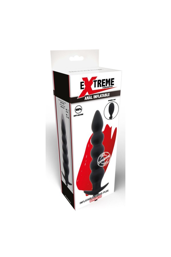 Inflatable Toys / Hidden Desire Advanced Ribbed Inflatable plug