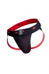 Alsók és jockstrap -ek / MM Jocks Klasszikus kifordítható jockstrap fekete piros