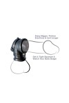 Cock Bondage / Pipedream Fantasy C-Ringz Cock Pipe With Ballstretcher - Black
