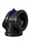 Cock Bondage / Pipedream Fantasy C-Ringz Rock Hard Cock Pipe - Black