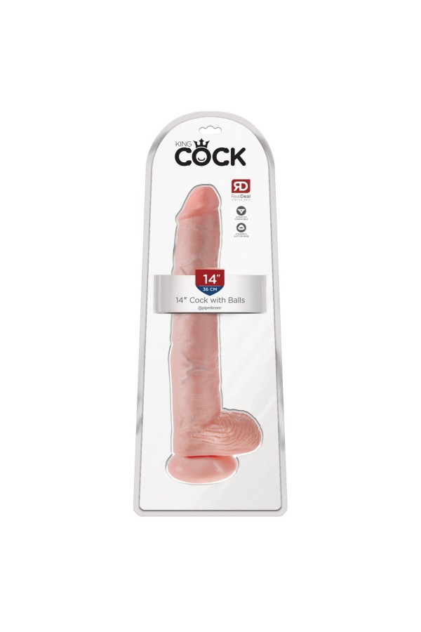 Dildók / Pipedream King Cock Ball 14