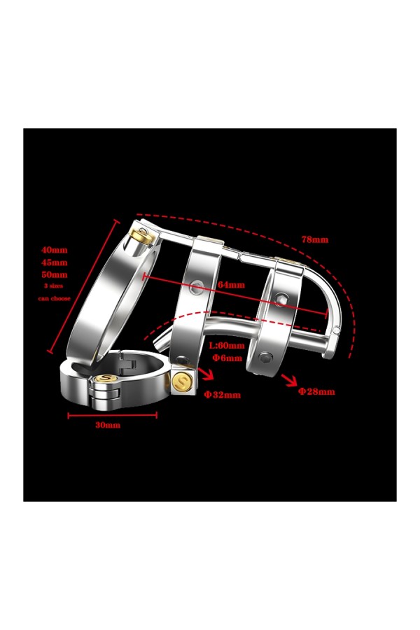 Chastity / CockLock Mechanical Chastity Lock Male Invisible Cage