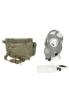 Gasmasks / Men Army PL Gas Mask MP4B, filter, bottle