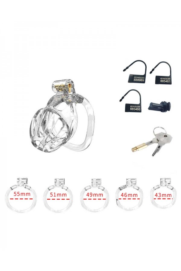 Chastity / Rimba P-Cage PC08 - Penis Cage Transparent