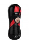 Blowjob Toys / Pipedream PDX Elite Vibrating Anal Stroker - Light/Black