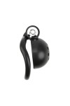 Chastity / CockLock Cage Round Lock 4 x 3.5 cm Black