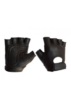 Caps and Gloves / Mister B Leather fingerless gloves