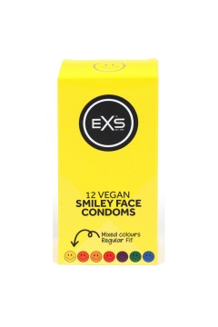 Kondomok / EXS Condoms Smiley Face óvszer 12 darabos