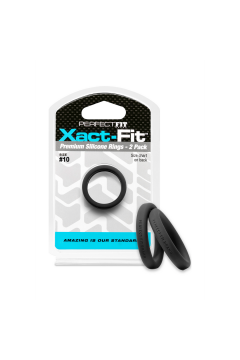 Cock - Glans Rings / Perfect Fit Set of 2 Xact-Fit Cockrings