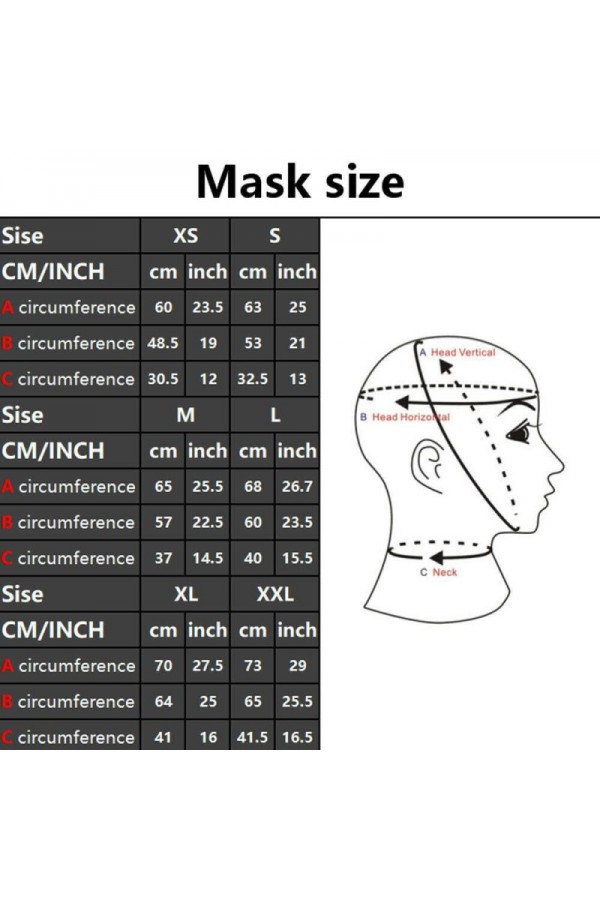 Maszkok /  Hoodeyes piros latex maszk