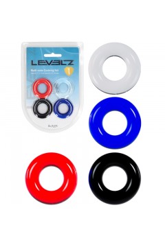 Farok-makk gyűrűk / Generic Multi-color Cockring Set