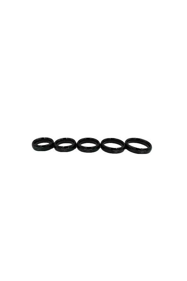 Farok-makk gyűrűk / Mister B Stainless Donut Cockring Black