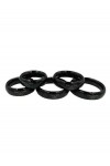 Farok-makk gyűrűk / Mister B Stainless Donut Cockring Black