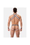 Alsók és jockstrap -ek / Barcode Berlin Top jockstrap fehér fekete