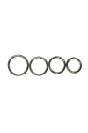 Farok-makk gyűrűk / Mister B Stainless Steel Cockring