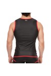 T-shirts and tank-tops / Barcode Berlin Robin Sleeveless Jacket Black-Red
