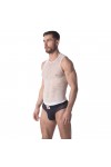 T-shirts and tank-tops / Barcode Berlin Stefano White Fishnet Tank Top