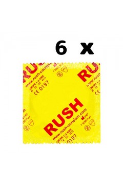 Condoms / SKY 6 pieces of RUSH condoms