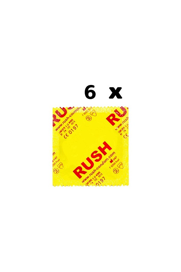 Condoms / SKY 6 pieces of RUSH condoms