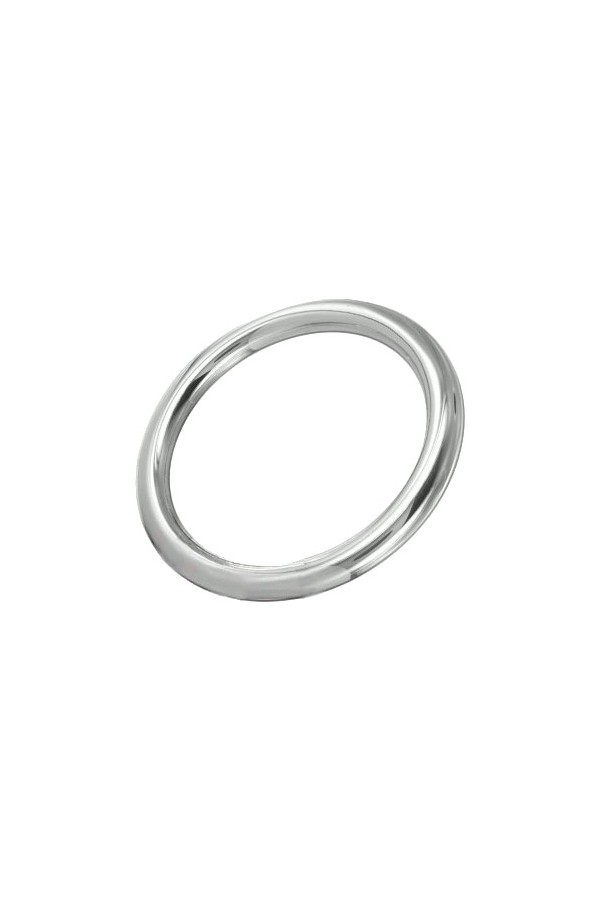Cock - Glans Rings / Black Label Stainless Steel Round Cock Ring 6 mm