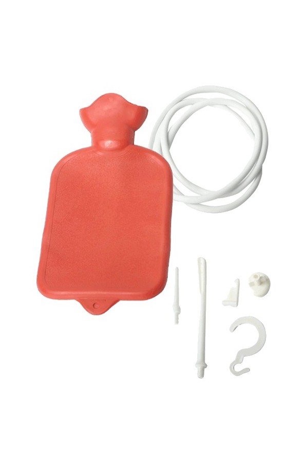 Enema / CleanSteam Water Bottle Douche Kit - Red