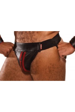 Alsók és jockstrap -ek / COLT Bőr jockstrap - piros