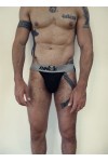 Jocks and Underwear / MM Jocks Athletic Adult Supporter Black