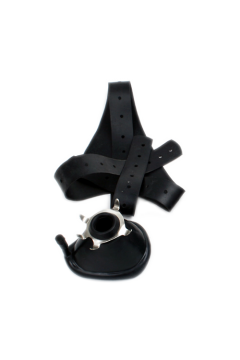 Breath Play / Black Dream Re-breathing mask with headharness