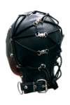 Hoods / Mister B Rubber Tie Back Bondage Hood