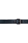 Belts / Mister B Leather Belt Stitched 4 cm - Black