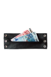 Pénztárcák és táskák / Mister B Bőr csuklópénztárca cipzárral