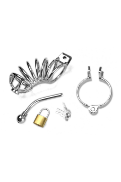 Chastity / Black Label Cage With Penis Plug
