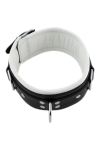 Collars / Mister B Slavecollar with D rings and color padding