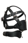 Head Harnesses / Ru88er Rubber headharness with mouthcage