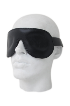 Blindfolds / Mister B Lockable Premium Leather Blindfold