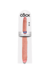 Kétvégű dildók / Pipedream King Cock kétméretű  dupla dildo 16 testszínű