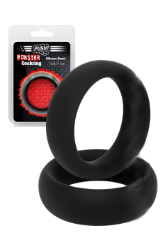 Cock - Glans Rings / Push Monster Silicone Donut Cockring