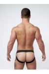 Alsók és jockstrap -ek / Mister B Neoprene Jockstrap fekete piros