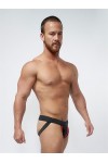 Alsók és jockstrap -ek / Mister B Neoprene Jockstrap fekete piros
